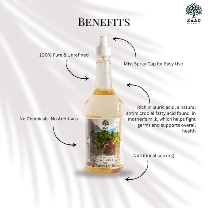 Coconut Cooking Oil Spray, 750 ml - Image 5